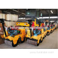 Construction Machine Double Drum Walk Behind Mini Road Roller Compactor FYL-S600CS